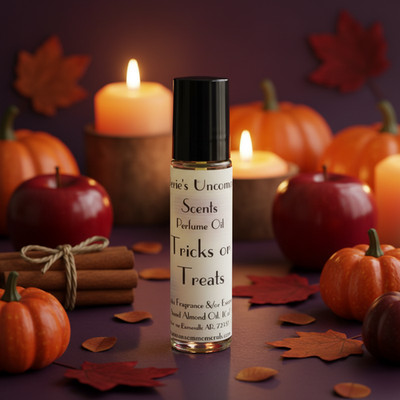 Tricks or Treats scented 10ml Rollerball PERFUME BODY OIL FRAGRANCE