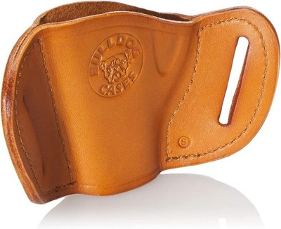 Tan leather gun holster for S&W M&P 22X