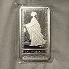 10oz Fine Silver Pamp Lady Of Liberty Bar