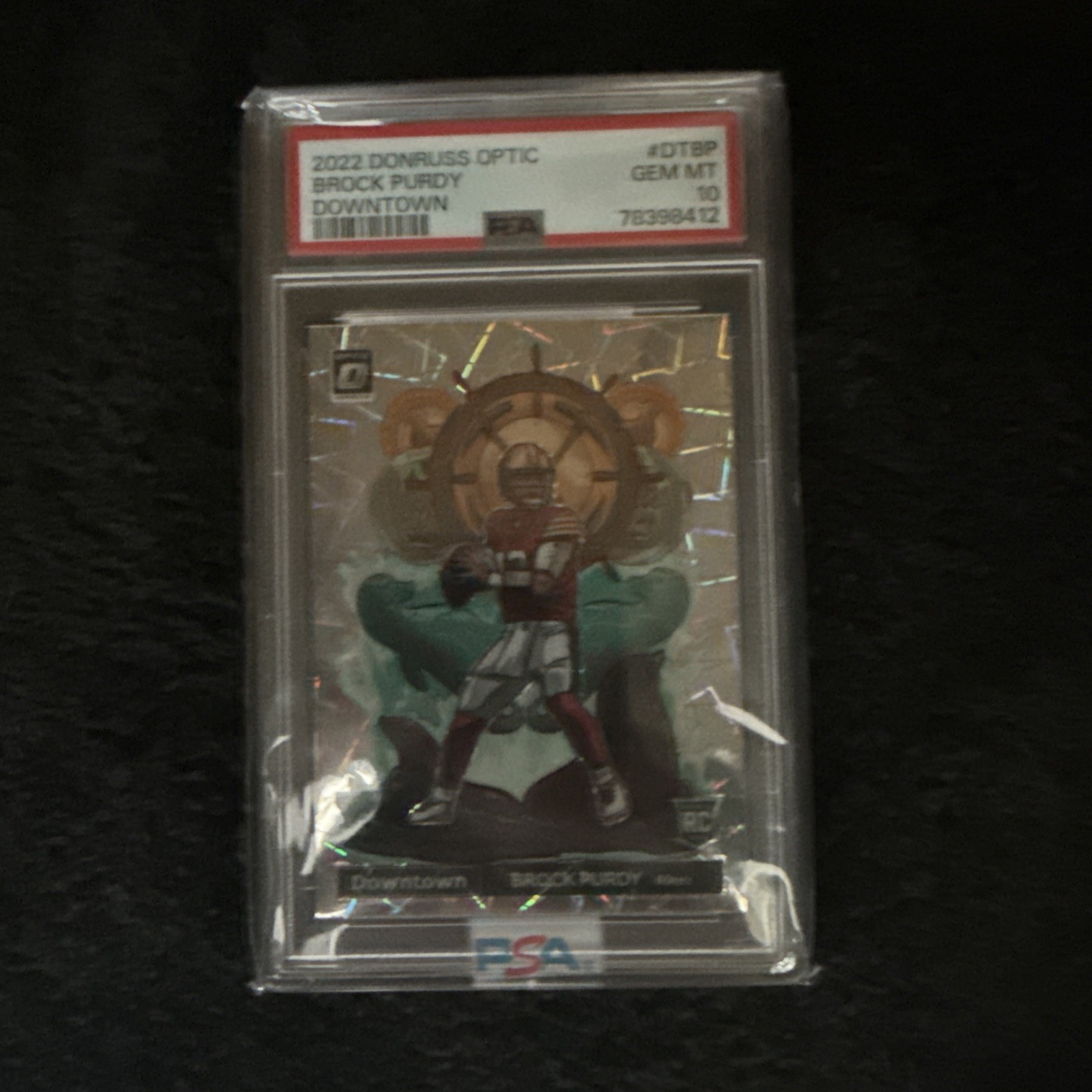 Brock Purdy Panini Donruss Optic Downtown #DTBP Base