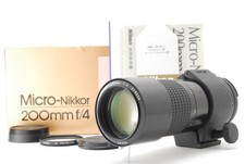 Exc 5 Nikon Ai-s Ais Micro Nikkor 200mm f/4 IF MF Telephoto Lens From Japan