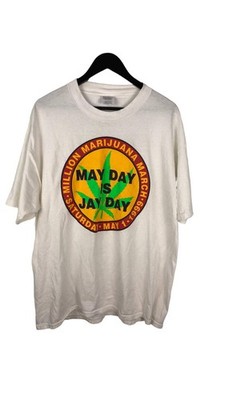 VTG May Day Is Jay Day Tee Sz XL