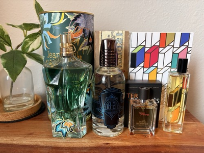 #ad Lot 4 Mens Cologne JPG Paradise Garden 1821 Absolute Mahogany Terre D’Hermes $165.00