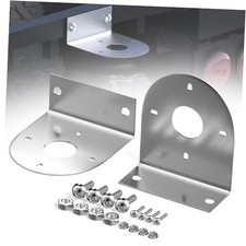 Watermelon LED Light Brackets, 304 Stainless Steel Silver Brackets, 2Pcs