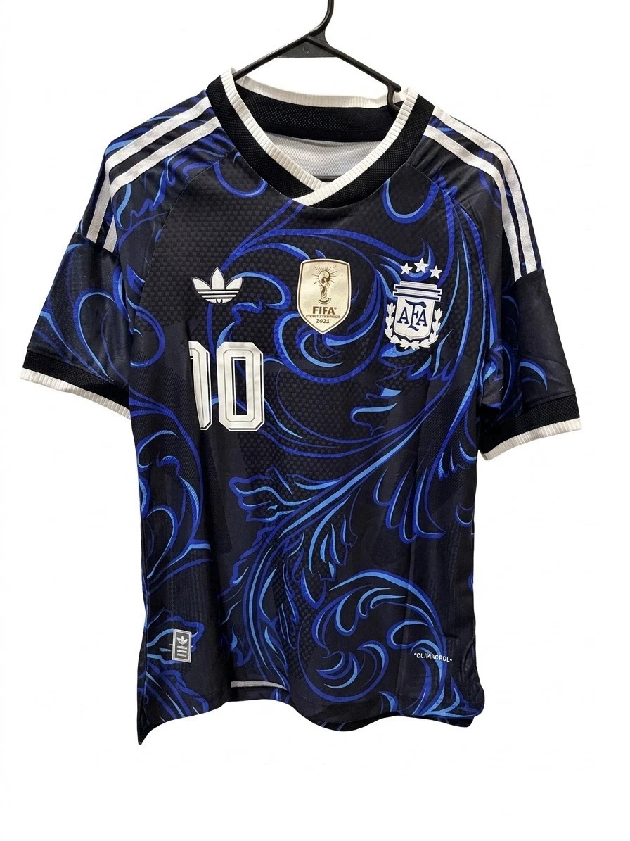 Messi #10 Argentina Away Jersey Adidas 