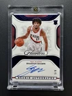 2022-23 Panini Flawless Shaedon Sharpe #RA-SHS Rookie RC Autographs Blue Auto /8