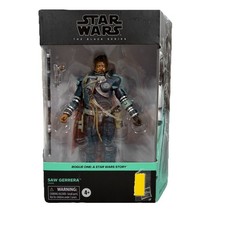 Star Wars The Black Series Saw Gerrera Rogue One Action Figure  10 Hasbro Comple