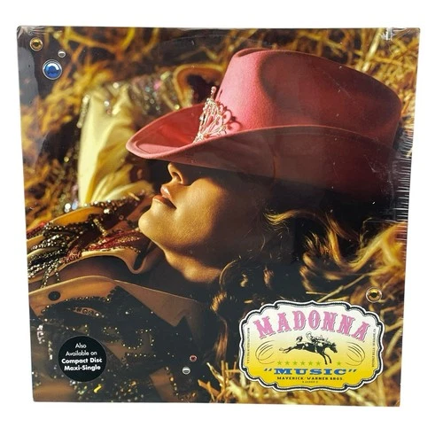 Madonna "Music" 12" Double Vinyl Single 2000, Brand New Sealed, 9 44909-0