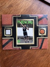 Vintage Sports Shareef Abdur Raheem AUTHENTIC JERSEY BALL RELIC Stand Up Display
