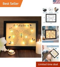 Memorial Gifts LED Shadow Box - Sympathy Gift in Memory of Loved One Gifts, R...