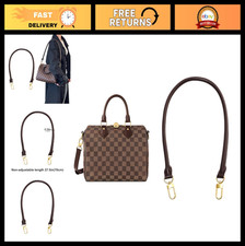 27.5" Vachetta Leather Shoulder Strap Replacement for Speedy 25 30 Handbags - Co