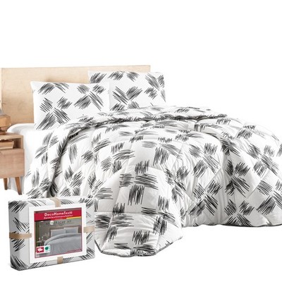 DecoHomeTextil Bettwäsche Bettgarnitur Set mit Reißverschluss Polycotton Design