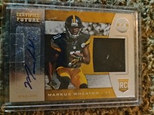 2013 Panini Certified Future RC Markus Wheaton Rookie Jersey Auto /149