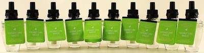QTY 10 - Bath & Body Works COCONUT LIME BREEZE Wallflowers Home Oil Refills