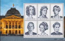 Belgium, 2001, COB BL89: €18,00, The Six Belgian Queens, MNH