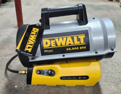 #ad DEWALT 20V CORDLESS PROPANE HEATER 68000 BTU $150.00