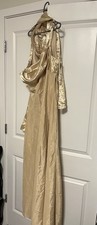Gold Ballroom Gown/ Prom Dress