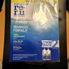 BAUSCH & LOMB RE'NU MULTI PURPOSE SOLUTION (Advance Formula) 2pack 12FL OZ 