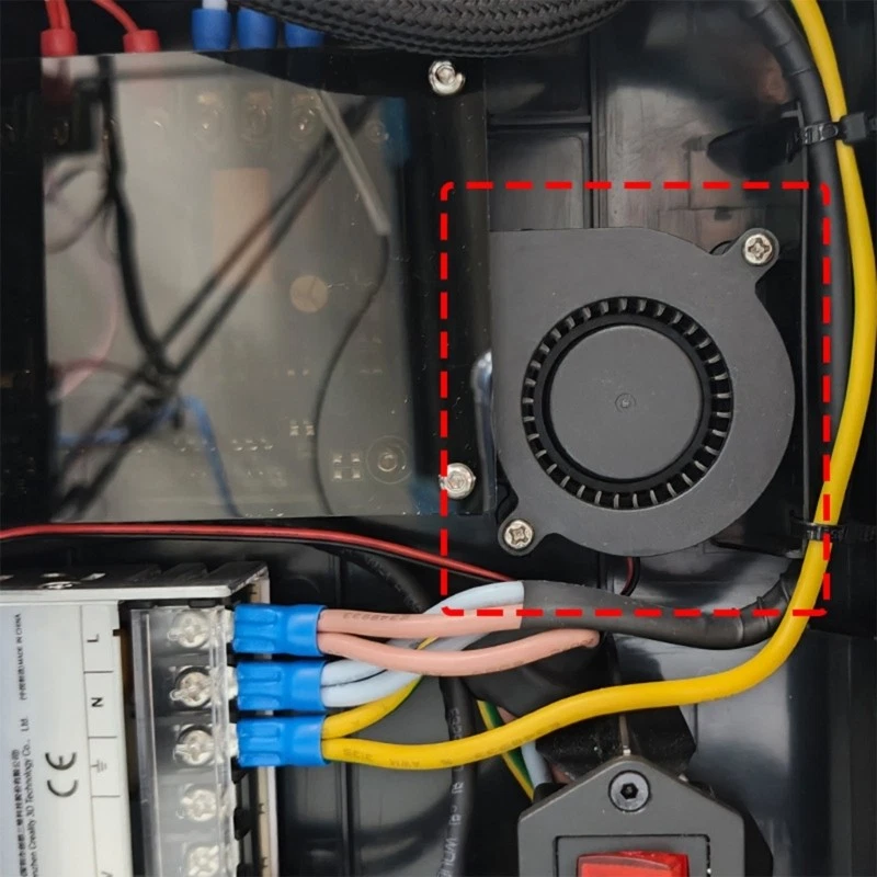 Fluids Dynamic 24V 5015 Cooling Fan Auto Load Matching For Fast Speed Printing - Image 3 of 4