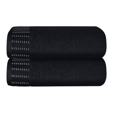 100 Cotton 2 Pack Oversized Bath Towel Set 28x55 Inches, Ultra Soft Highly A...