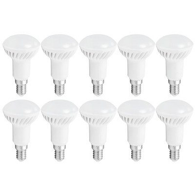 10 x LED Strahler Reflektor R50 4,8W = 40W E14 matt Lampe warmweiß 3000K 120°