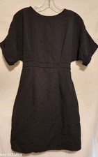  HYFVE SIze MEDIUM Open V Back Dress Paris Chic Timeless  Capsule Classic Scandi