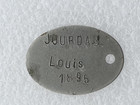 Plaque d'identité Jourdan Louis 1895, Narbonne