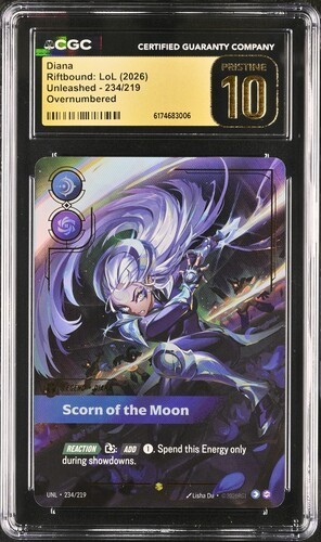 Diana, Scorn of the Moon graded CGC 10 for sale on eBay