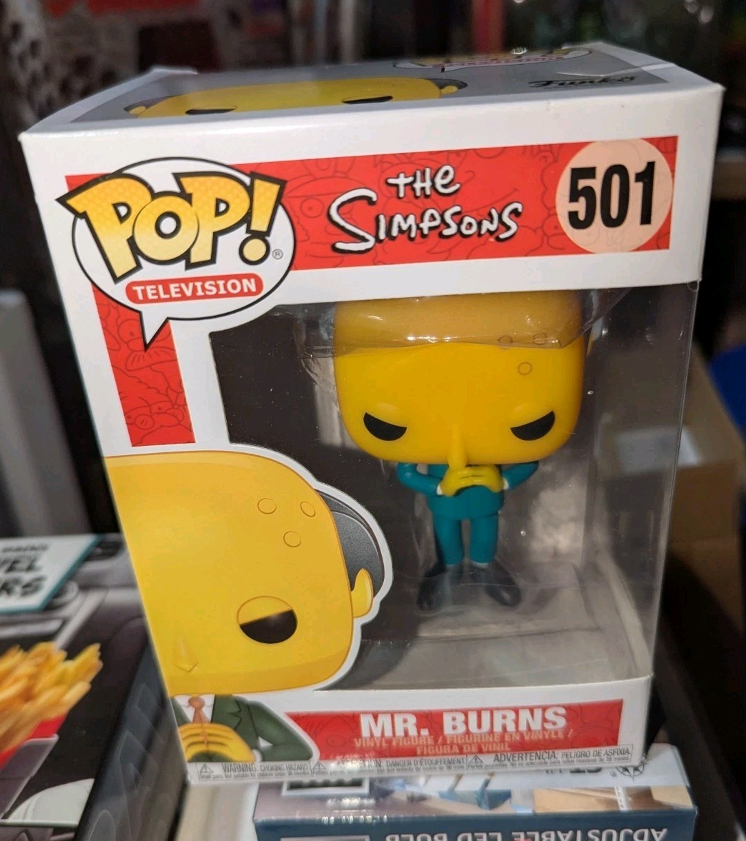 Funko Pop! Figura Vinilo Animación Televisión Los Simpson Mr. Burns #501