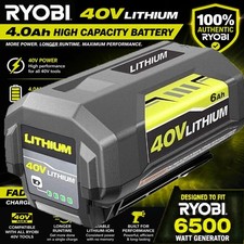 For Ryobi OP4050A 40-Volt Lithium-Ion 4 Ah High Capacity Battery OP40602 OP40601