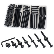 Crib Screws Hardware Replacement Kit,32Set Baby Bed Frame Bolts Barrel Nuts ...