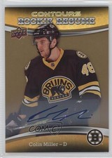 2015 Upper Deck Contours Rookie Resume Gold Rainbow Colin Miller #RR-8 Auto 0c3
