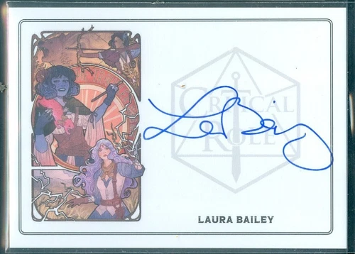 Critical Role 10th Anniversary Laura Bailey  Autograph Card from Rittenhouse