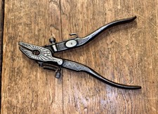 ANTIQUE SAW SET PLIERS NICE DECORATED ENGRAVED CARPENTERS WOODWORKING OLD TOOLS