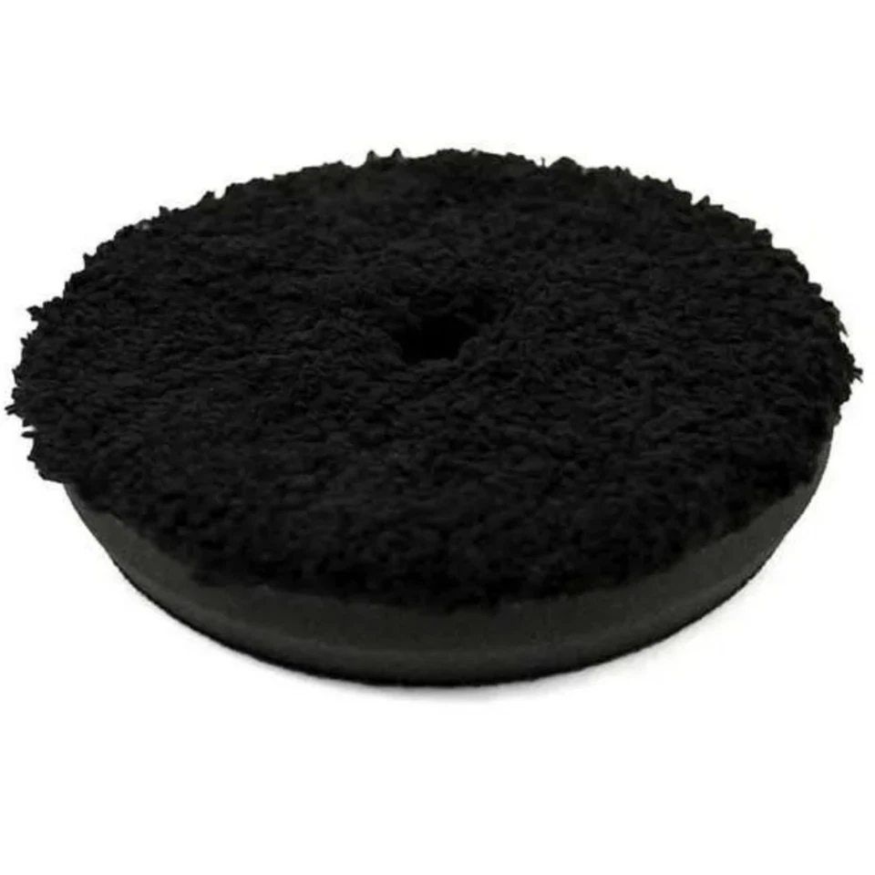 Almohadilla de corte de microfibra negra Chemical Guys BUFX_301_4 4 pulgadas Foto 2 de 3