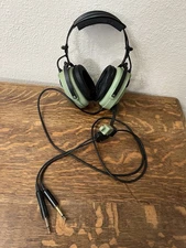 David Clark  Aviation Headset - Model H10-80, Dual Plugs, Used Untested