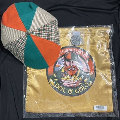 Boston Scally Cap ''The Pot O  Gold  Fortune Patchwork Size XL  NEW With Dustbag
