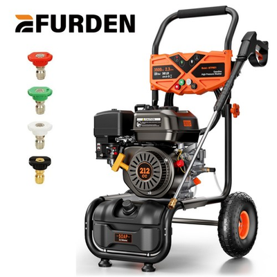 #ad Efurden 3500 PSI Gas Pressure Washer 2.3 GPM 212cc Gas Powered Washer for Car $257.99