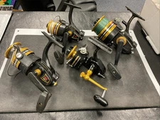 4 Vintage Penn SS & Z Spinning Reels USA (1 Lot 1Price) Sold As Is