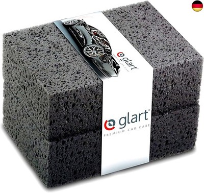 Glart 4212 2er Set Ultra-Microfasertücher Fenstertücher Scheibentücher 40x45 cm 
