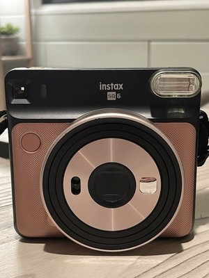 Fujifilm 108076174 Instax Square SQ6 Instant Film Camera - Blush Gold