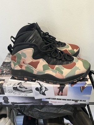 air jordan 10 men woodland camo