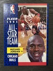 Michael Jordan 1991-92 Fleer #211 Chicago Bulls Basketball Trading Card