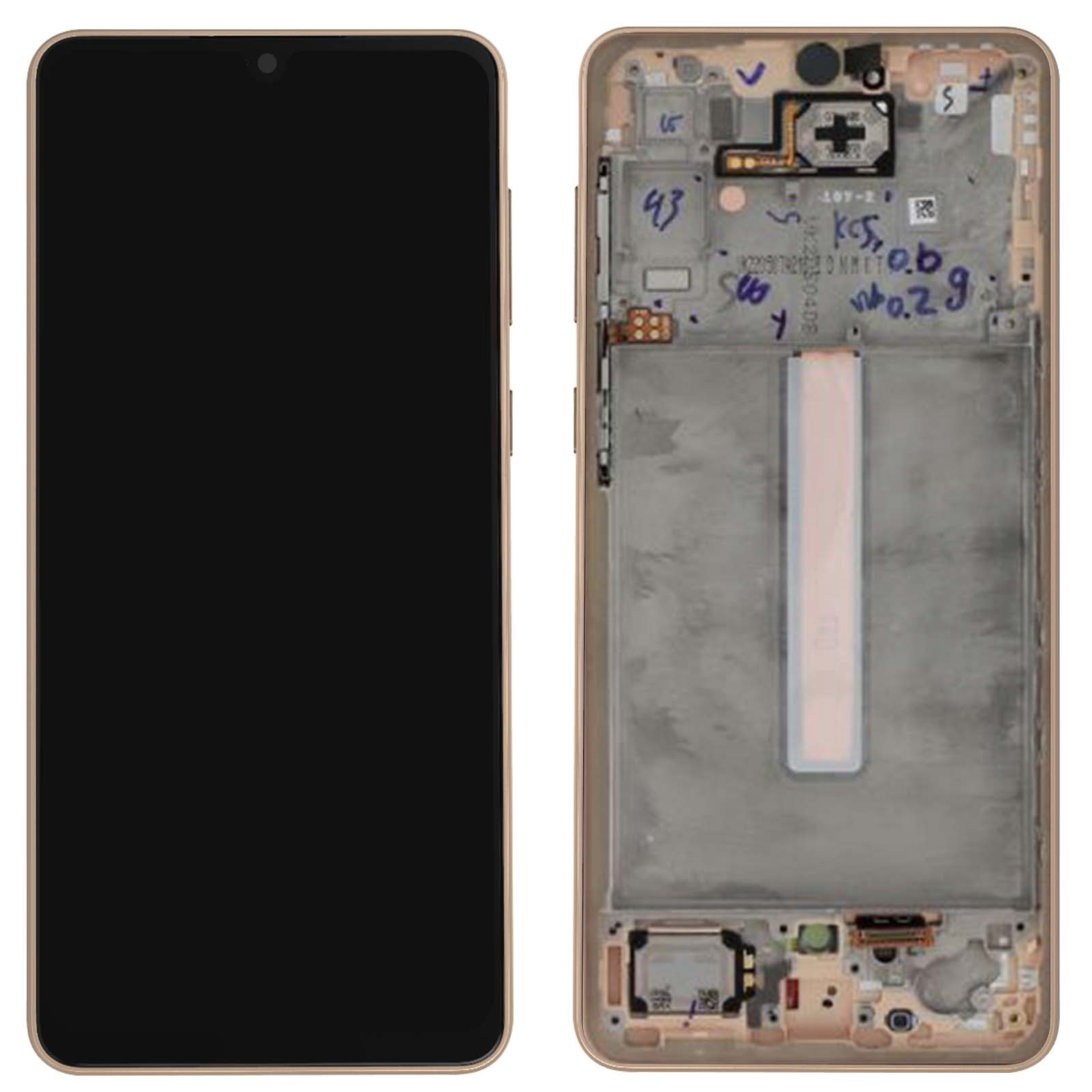 Écran d'origine Samsung A33 5G pour restauration complète de l'affichage corail