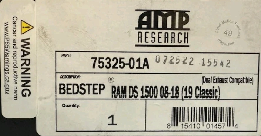 AMP RESEARCH Bumperstep 09-20 Dodge Ram 1500 75325-01A - Image 3 of 4