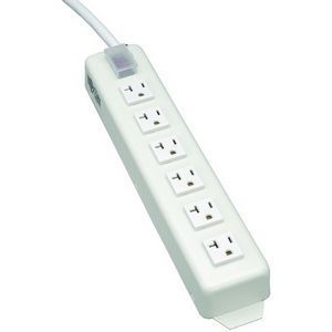 Tripp Lite - 15 ft. 6-Outlet Power Strip (White)
