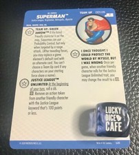 DC Heroclix Justice League Unlimited 001.05 Superman Team Up Card