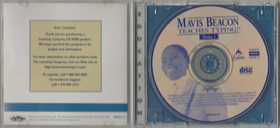 Mavis Beacon Teaches Typing Ver. 3 CD-Rom for Windows 3.1 & 95 by Softkey - Image 3 of 4
