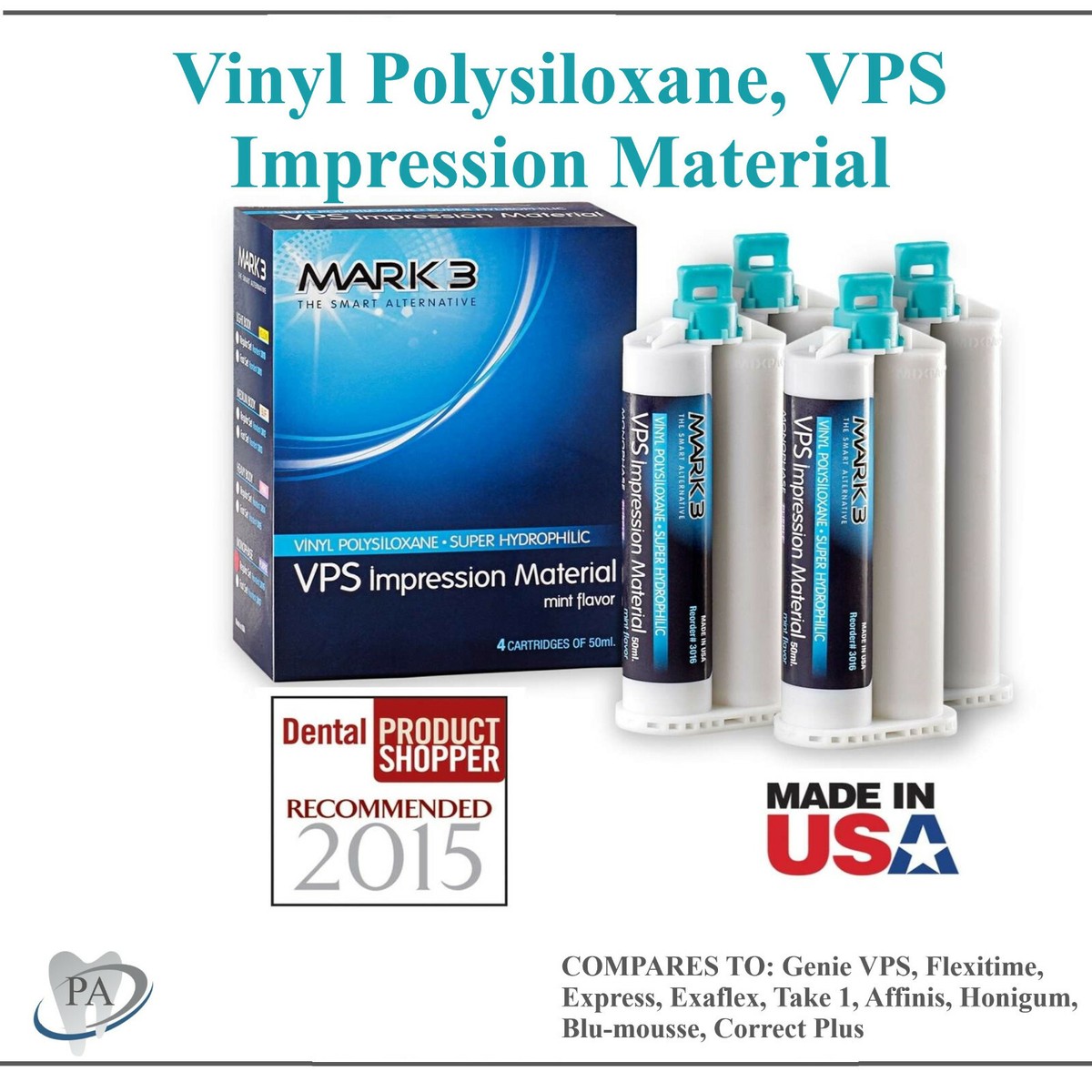 Dental MEDIUM BODY FAST SET VPS PVS Impression Material FAST Set