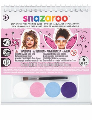 Snazaroo набор красок для лица для девоч принцессы и феи, 4цв, буклет (766416200853)